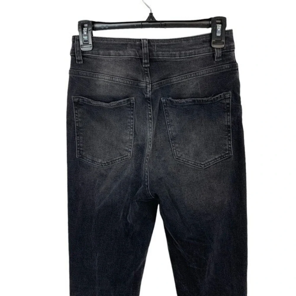 We The Free Black High Rise Distressed Skinny Jeans Womens 26‎ Grunge Stretch